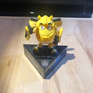 Transformers Revenge Of The Fallen M&Ms Yellow Bumblebee Candy Bank